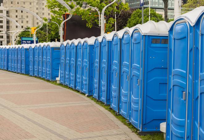 portable restrooms featuring modern fixtures and comfortable seating options, ensuring users feel at ease in Calexico, CA